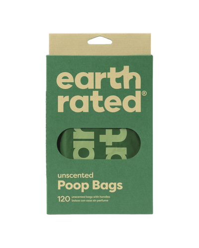 Earth rated poepzakjes met handvaten | 120 stuks