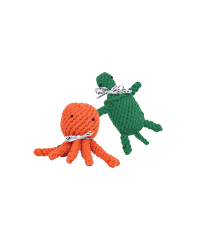 schildpad & octopus van katoen