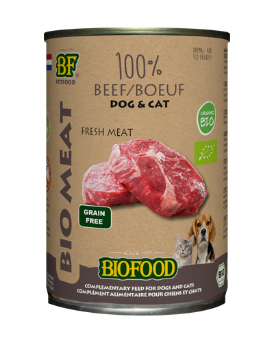 bio natvoer 100% rund | 400 g