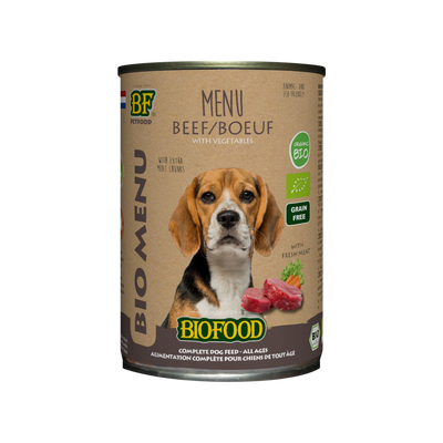 bio natvoer rund met groenten | 400 g