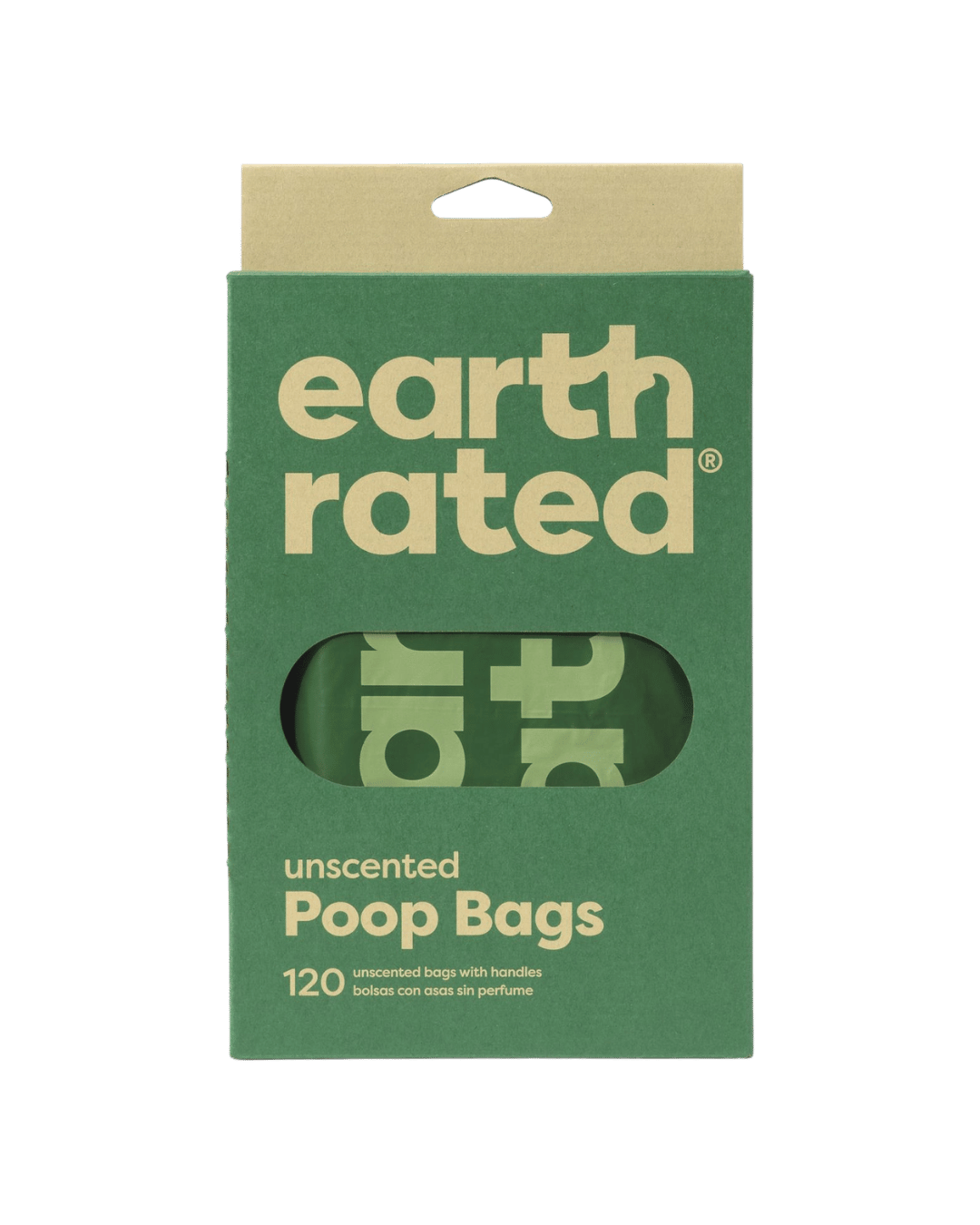 Earth rated poepzakjes met handvaten | 120 stuks