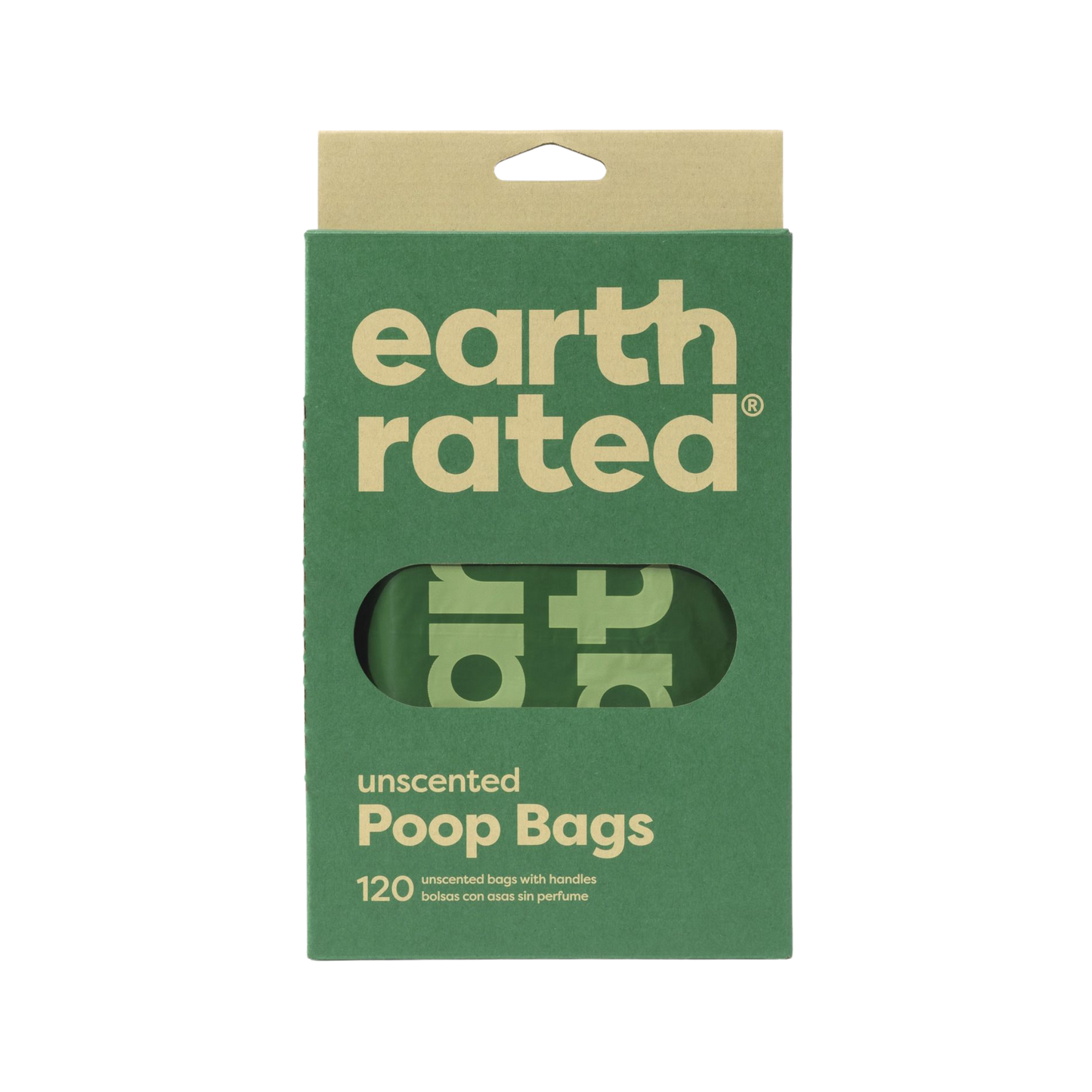 Earth rated poepzakjes met handvaten | 120 stuks