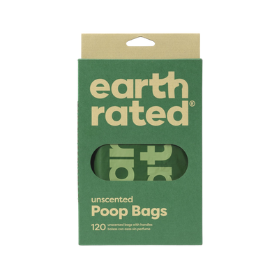 Earth rated poepzakjes met handvaten | 120 stuks