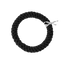 zwarte ring van katoen