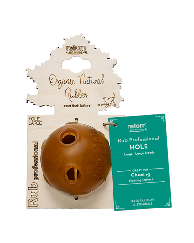 snackbal van natuurrubber