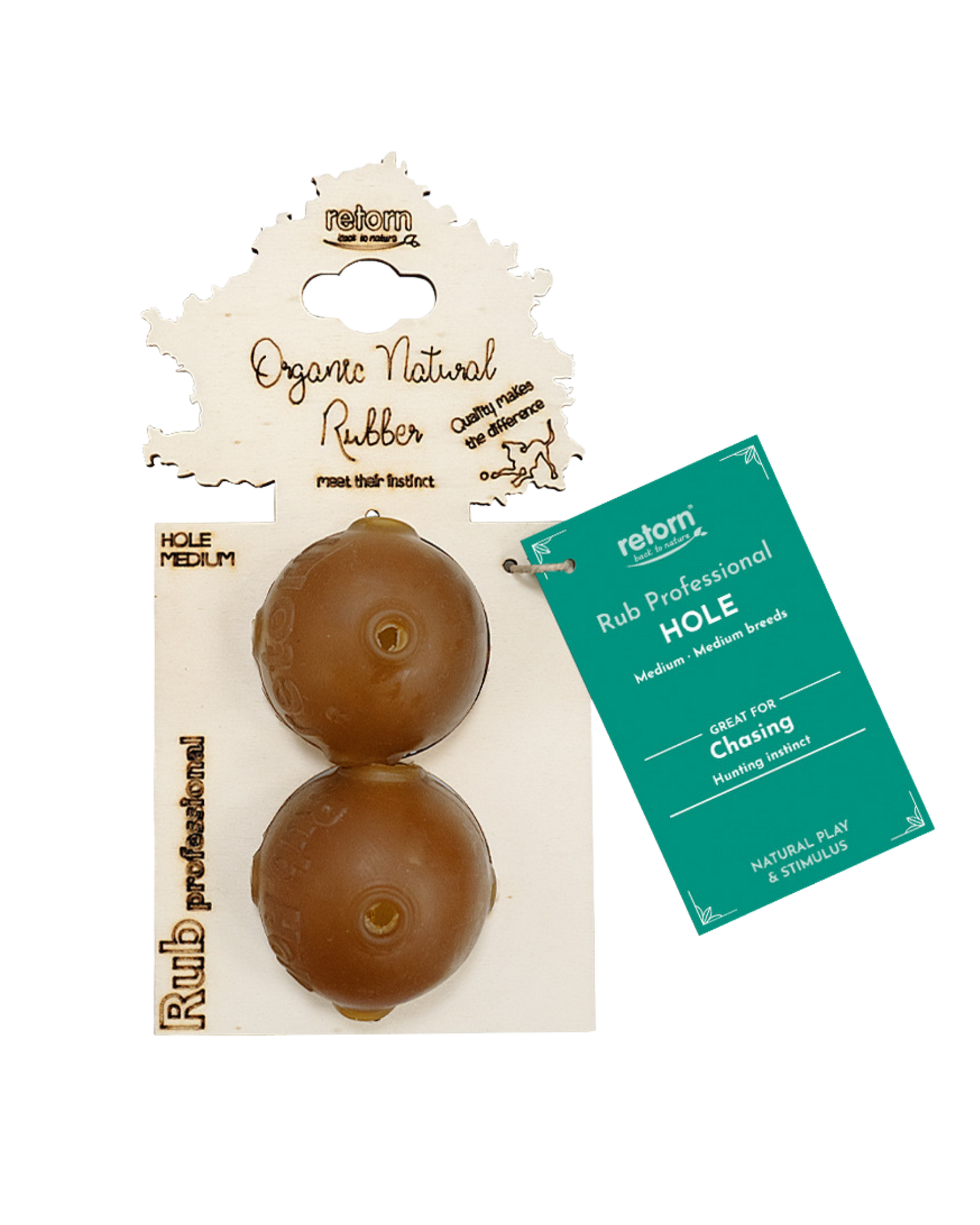 snackbal van natuurrubber