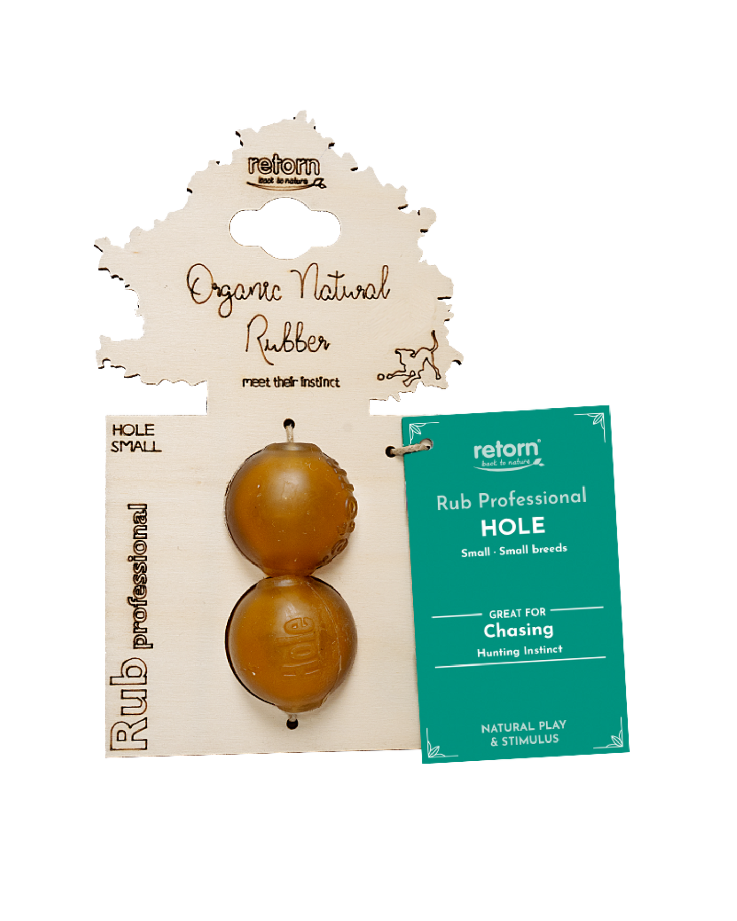 snackbal van natuurrubber