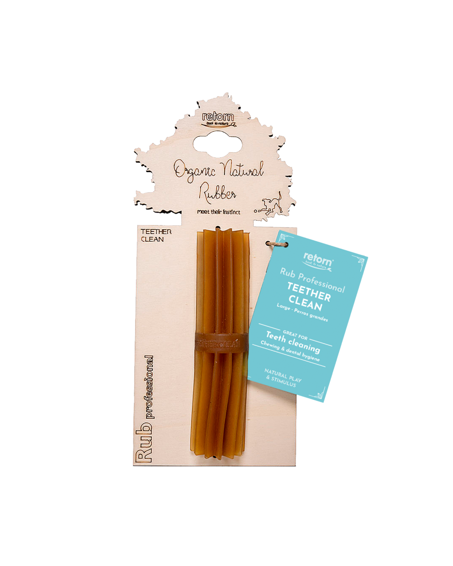 tandenreiniger van natuurlijk rubber