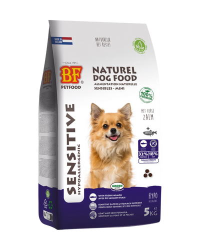 geëxtrudeerde brok voor kleine, gevoelige honden