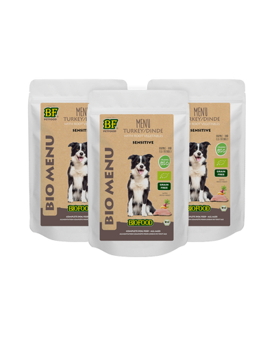 bio natvoer kalkoen | 15 x 150 g