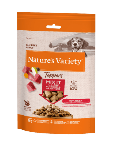 gevriesdroogde topper van rund