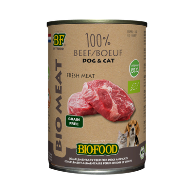 bio natvoer 100% rund | 400 g